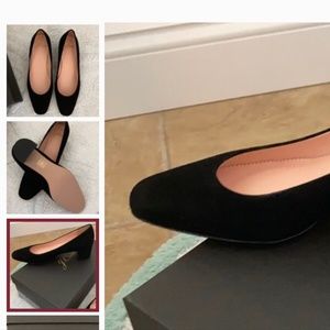 J. Crew Black Suede Kate Pump 8 NWB
